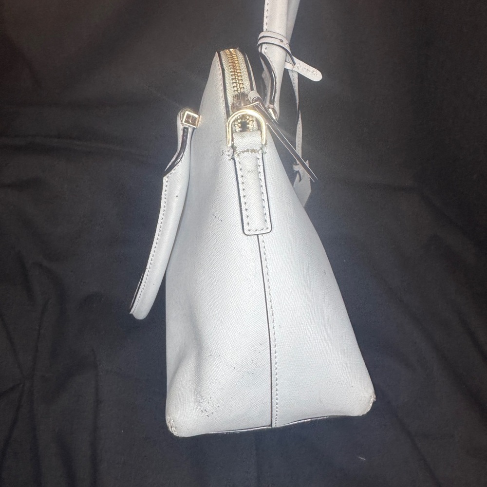 Kate Spade Light Blue Satchel w/ Crossbody Strap - Picture 7 of 12